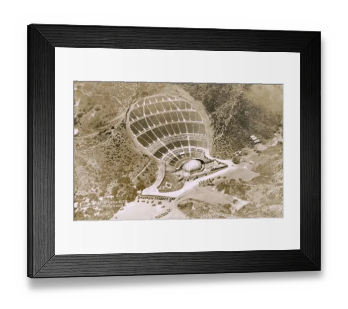Framed Print : The Hollywood Bowl, Los Angeles, California, USA Framed Print : The Hollywood Bowl, Los Angeles, California, USA
