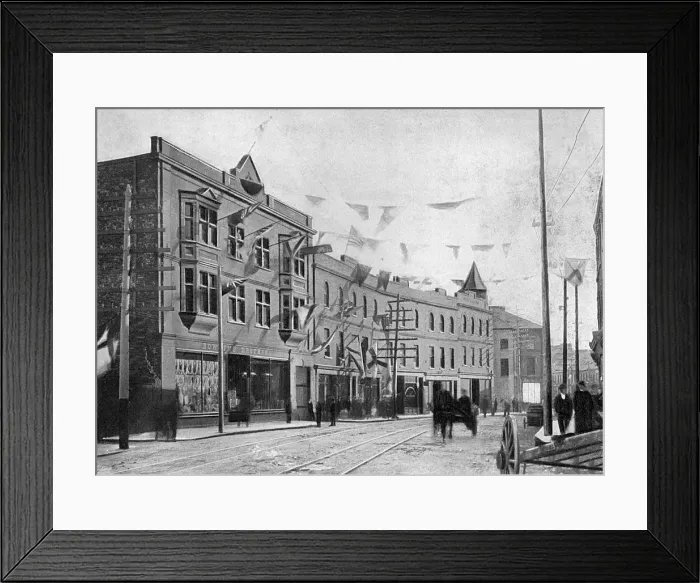 Framed Print : Newfoundland, Canada - St. Johns - Water Street