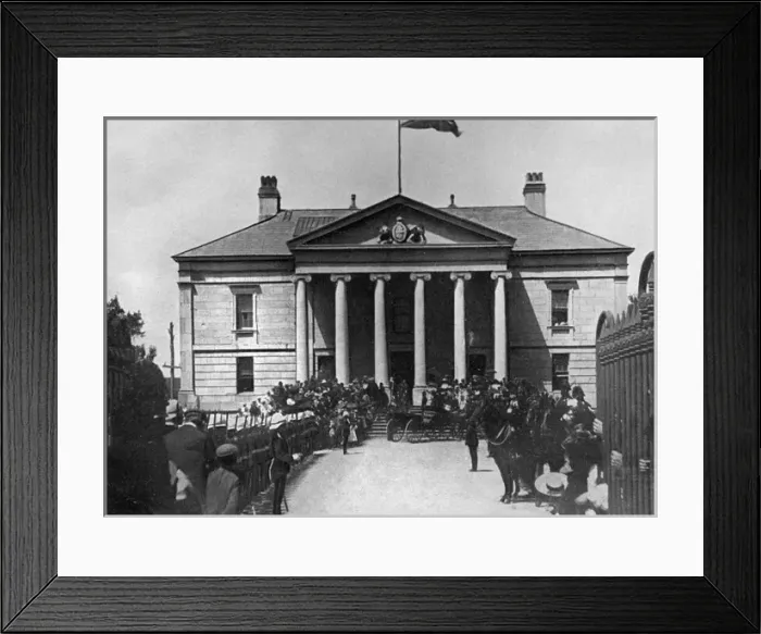 Framed Print : Newfoundland, Canada - St. Johns - Colonial Building Framed Print : Newfoundland, Canada - St. Johns - Colonial Building
