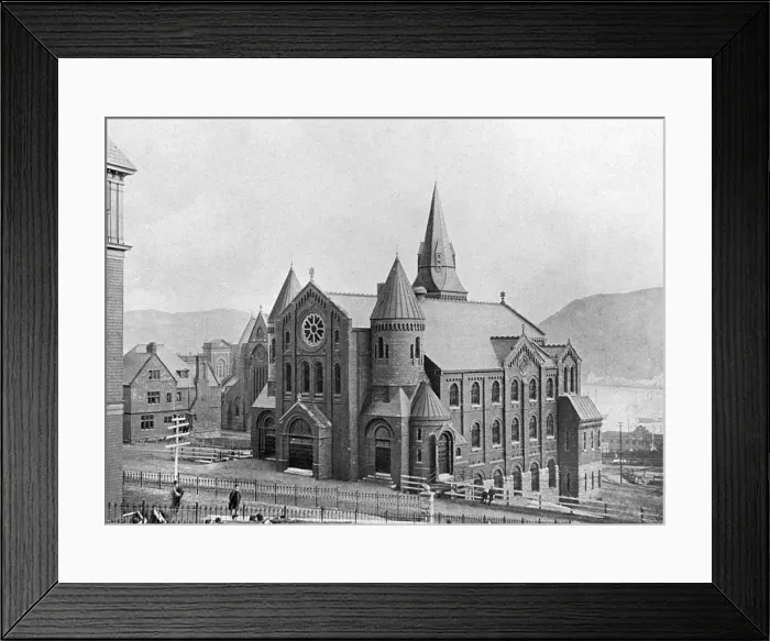 Framed Print : St. Johns, Newfoundland, Canada - Methodist Church, Gower St Framed Print : St. Johns, Newfoundland, Canada - Methodist Church, Gower St