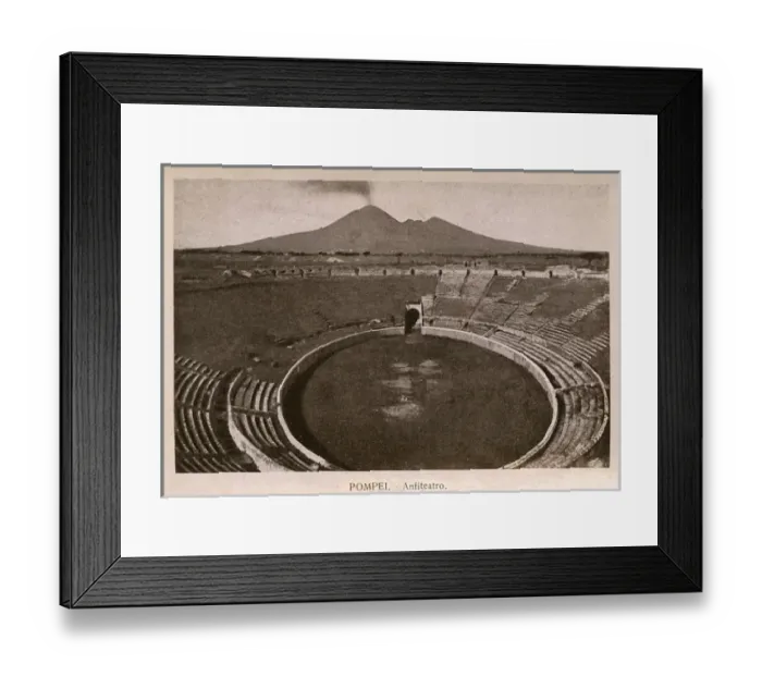 Framed Print : Pompeii - Italy - Amphitheatre Framed Print : Pompeii - Italy - Amphitheatre