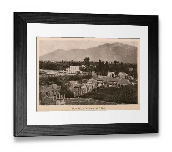 Framed Print : Pompeii - Italy - The Barracks Framed Print : Pompeii - Italy - The Barracks
