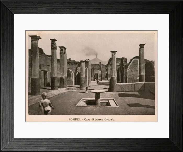 Framed Print : Pompeii - Italy - Casa di Marco Olconio Framed Print : Pompeii - Italy - Casa di Marco Olconio
