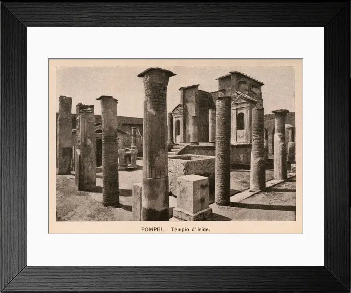 Framed Print : Pompeii - Italy - Temple of Isis Framed Print : Pompeii - Italy - Temple of Isis