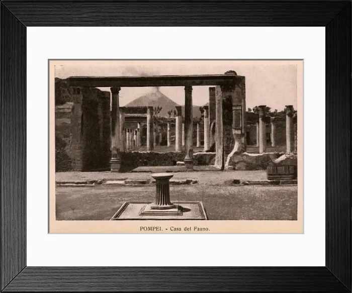 Framed Print : Pompeii - Italy - Casa del Fauno Framed Print : Pompeii - Italy - Casa del Fauno