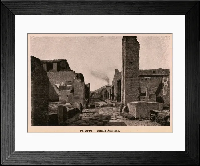 Framed Print : Pompeii - Italy - Strada Stabiana Framed Print : Pompeii - Italy - Strada Stabiana