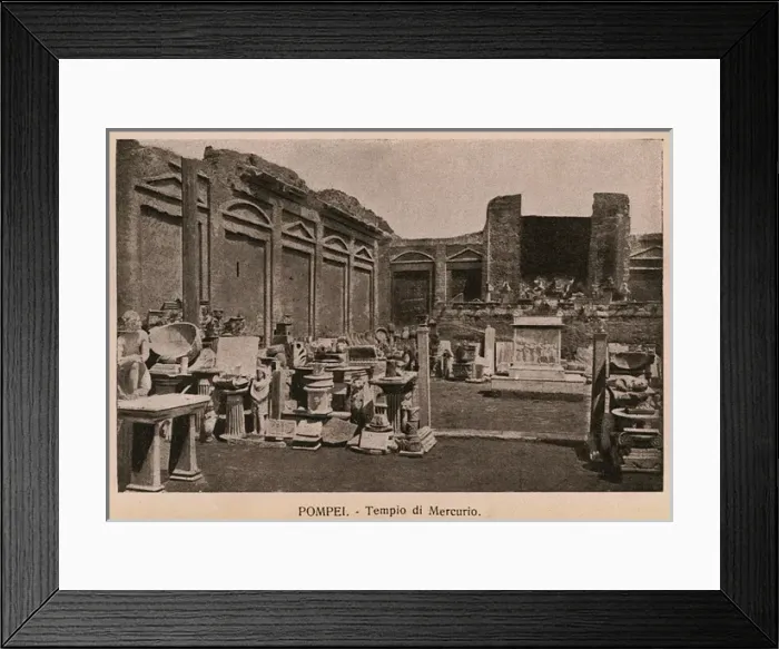 Framed Print : Pompeii - Italy - Temple of Mercury Framed Print : Pompeii - Italy - Temple of Mercury
