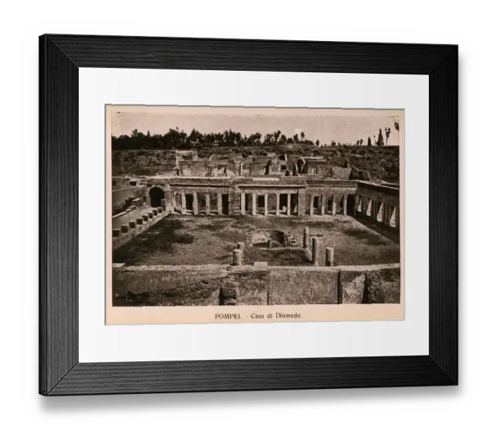 Framed Print : Pompeii - Italy - Casa di Diomede Framed Print : Pompeii - Italy - Casa di Diomede