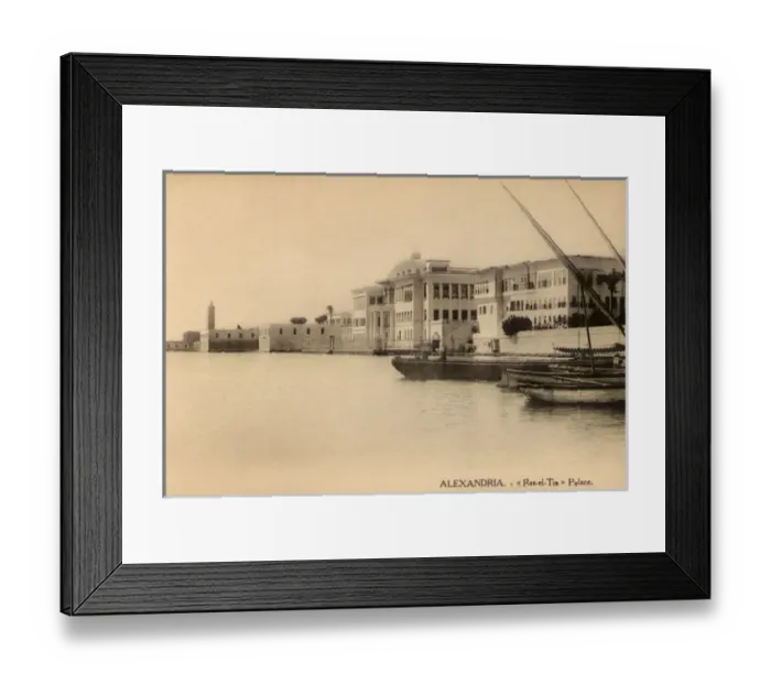 Framed Print : Alexandria, Egypt - Ras-el-Tiin Palace Framed Print : Alexandria, Egypt - Ras-el-Tiin Palace