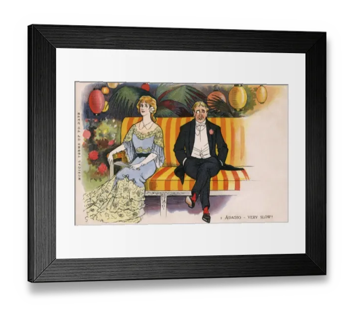 Framed Print : Musical Terms Up to Date - Adagio - very Slow Framed Print : Musical Terms Up to Date - Adagio - very Slow