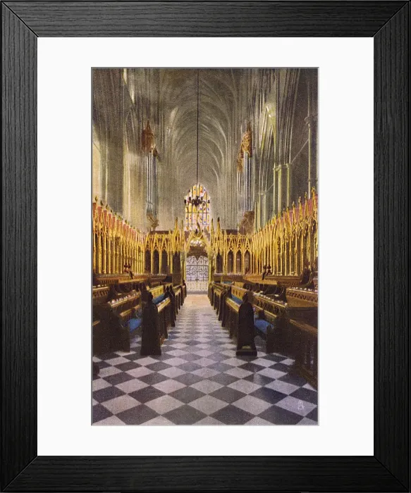 Framed Print : Westminster Abbey, London - The Choir Framed Print : Westminster Abbey, London - The Choir