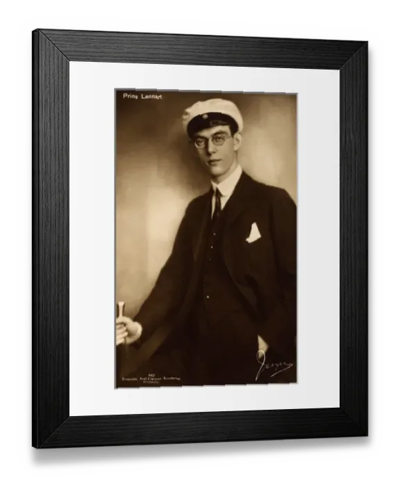 Framed Print : Swedish Royalty - Prince Lennart (as a young man) Framed Print : Swedish Royalty - Prince Lennart (as a young man)