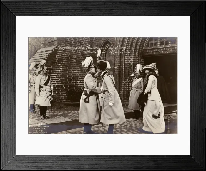 Framed Print : Kaiser Wilhelm II in Berlin, Germany Framed Print : Kaiser Wilhelm II in Berlin, Germany