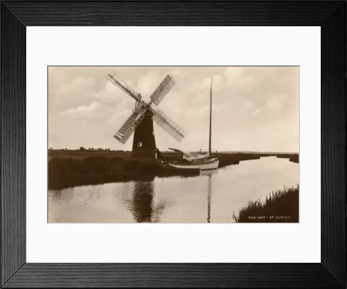 Framed Print : The Ant Windmill at Ludham, Norfolk Broads Framed Print : The Ant Windmill at Ludham, Norfolk Broads