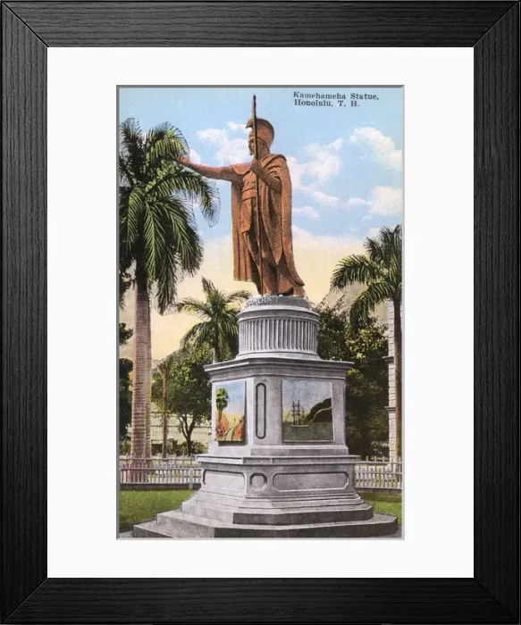 Framed Print : Statue of Kamehameha - Honolulu, Hawaii Framed Print : Statue of Kamehameha - Honolulu, Hawaii