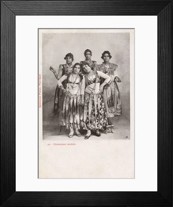 Framed Print : Arabian Dancers - Port Said, Egypt Framed Print : Arabian Dancers - Port Said, Egypt