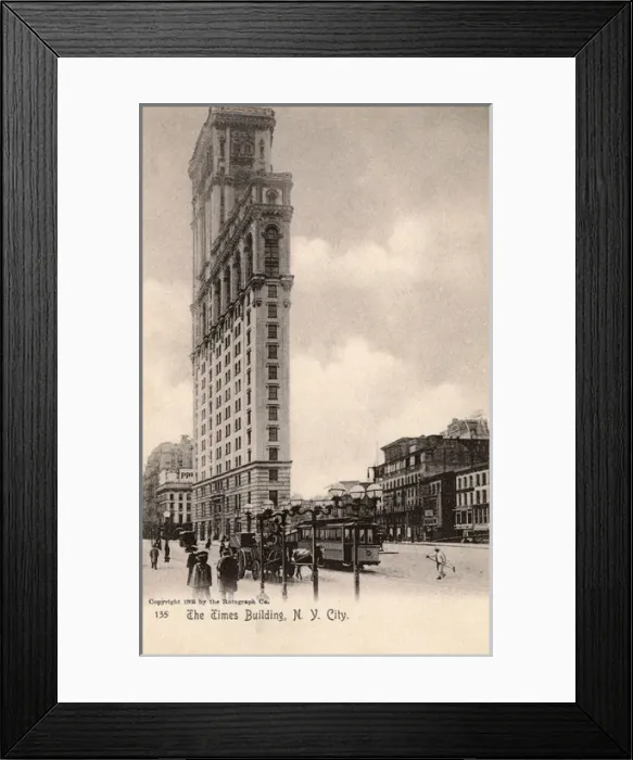 Framed Print : The Times Building, New York City, USA Framed Print : The Times Building, New York City, USA