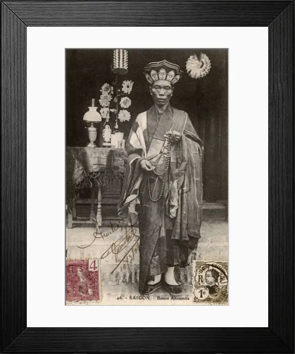 Framed Print : Bonze - Buddhist Religious Teacher Framed Print : Bonze - Buddhist Religious Teacher