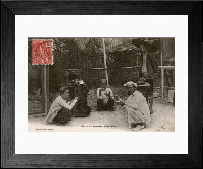 Framed Print : Vietnam - Street Soup Seller Framed Print : Vietnam - Street Soup Seller