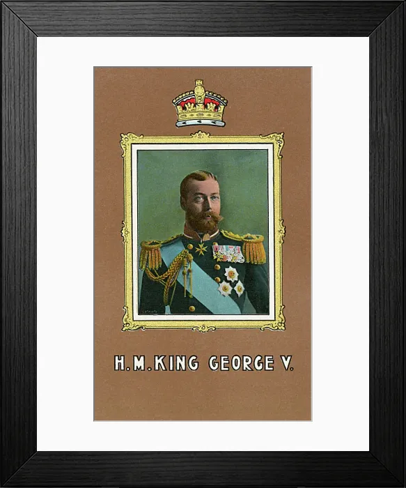 Framed Print : King George V Framed Print : King George V