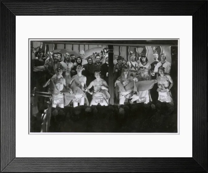 Framed Print : Performance by British POWs during WWII Framed Print : Performance by British POWs during WWII
