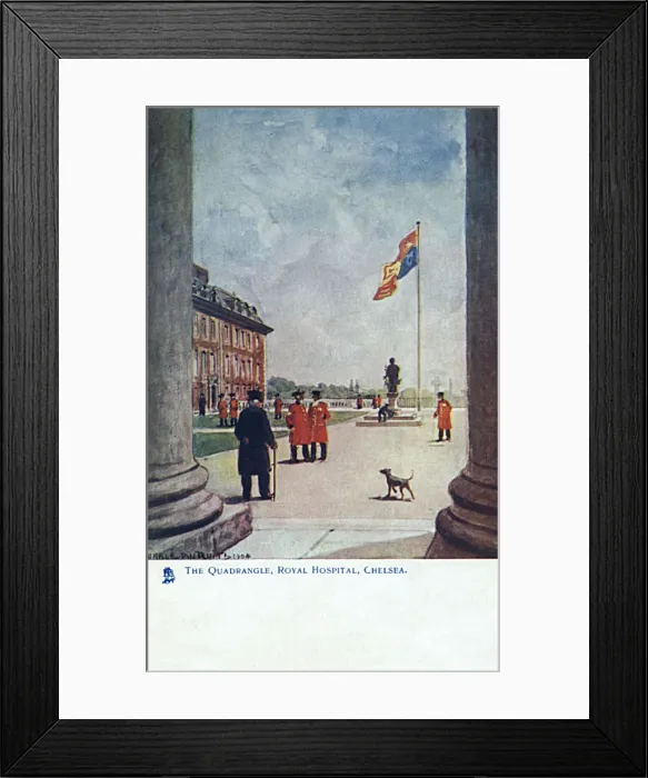 Framed Print : The Quadrangle - Royal Hospital, Chelsea, London Framed Print : The Quadrangle - Royal Hospital, Chelsea, London