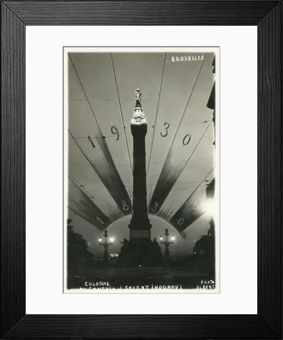 Framed Print : Belgium - Centenary of Quatre Glorieuses in 1930 Framed Print : Belgium - Centenary of Quatre Glorieuses in 1930