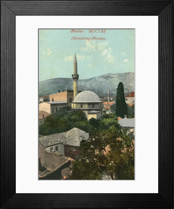 Framed Print : Mostar - Bosnia and Herzegovina - Karadzoz-bey Mosque Framed Print : Mostar - Bosnia and Herzegovina - Karadzoz-bey Mosque