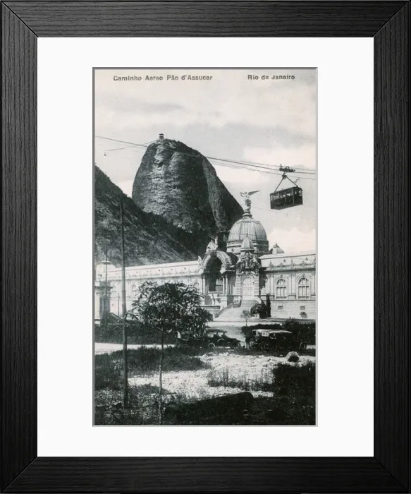 Framed Print : Brazil - Rio de Janeiro, Sugarloaf Mountain cable railway Framed Print : Brazil - Rio de Janeiro, Sugarloaf Mountain cable railway