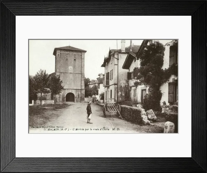 Framed Print : Ascain, France - The Road from Olette