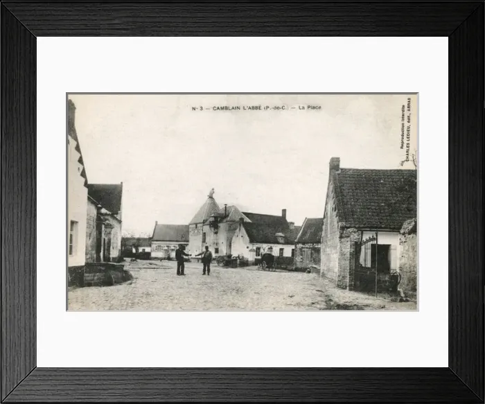 Framed Print : The Square - Camblain L Abbe (Pas-de-Calais), France Framed Print : The Square - Camblain L Abbe (Pas-de-Calais), France