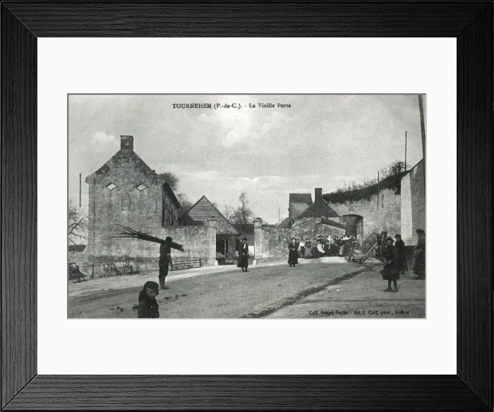 Framed Print : The Old Gate at Tournehem (Pas-de-Calais), France Framed Print : The Old Gate at Tournehem (Pas-de-Calais), France