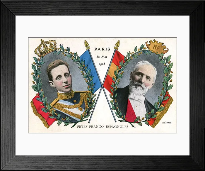 Framed Print : Fete Franco-Espagnoles, Paris, France - May, 1905 Framed Print : Fete Franco-Espagnoles, Paris, France - May, 1905