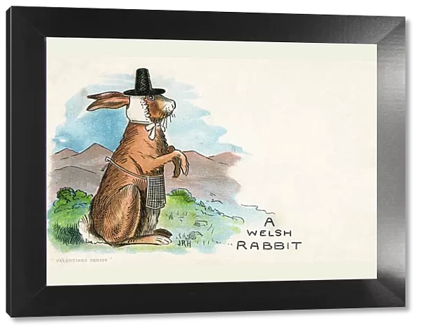 A Welsh Rabbit (Rarebit?) complete with traditional costume