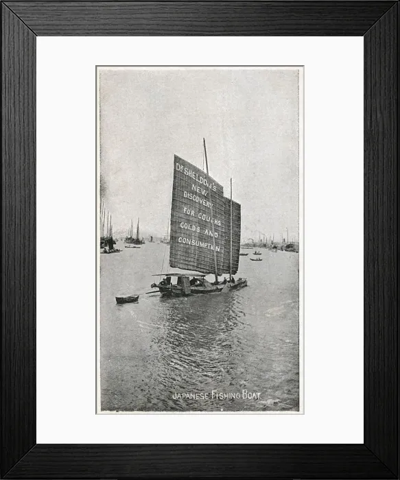 Framed Print : Advertisement for a Quack Remedy - Japanese Junk - Sydney Framed Print : Advertisement for a Quack Remedy - Japanese Junk - Sydney