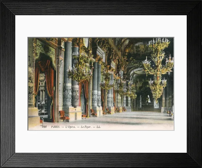 Framed Print : The Foyer of the Opera - Paris, France Framed Print : The Foyer of the Opera - Paris, France