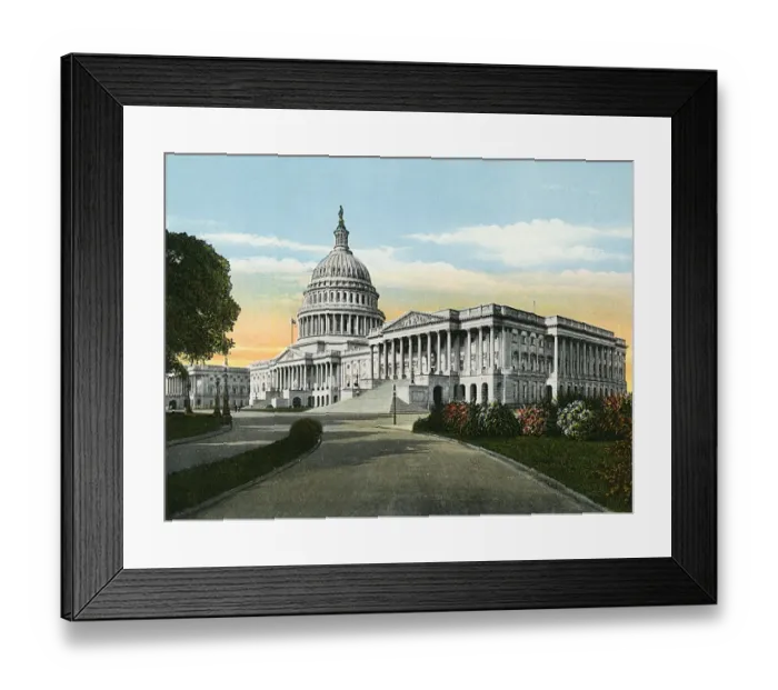 Framed Print : Washington DC, USA - The US Capitol Building Framed Print : Washington DC, USA - The US Capitol Building