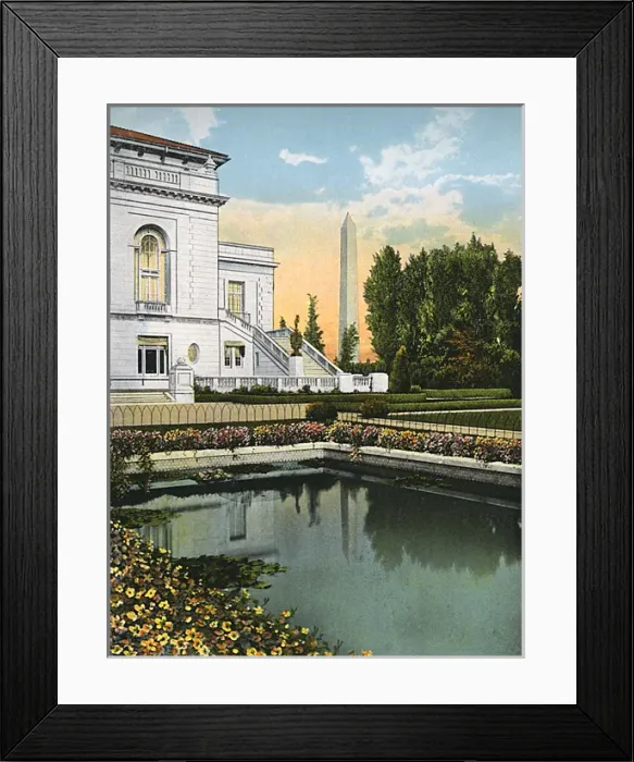 Framed Print : Washington DC, USA - Pan-American Union - Aztec Garden Framed Print : Washington DC, USA - Pan-American Union - Aztec Garden