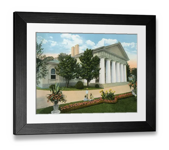 Framed Print : Arlington, Virginia, USA - Custis-Lee Mansion