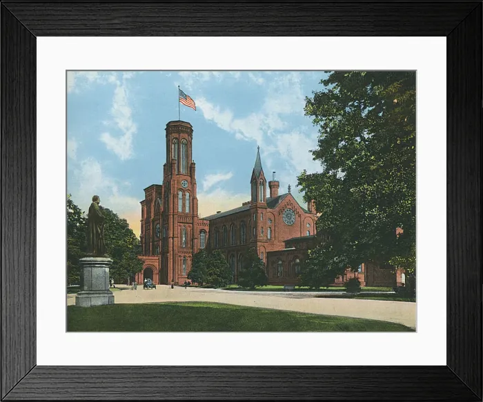 Framed Print : Washington DC, USA - Smithsonian Institution Framed Print : Washington DC, USA - Smithsonian Institution