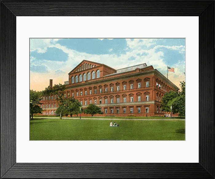 Framed Print : Washington DC, USA - The Pension Office Framed Print : Washington DC, USA - The Pension Office