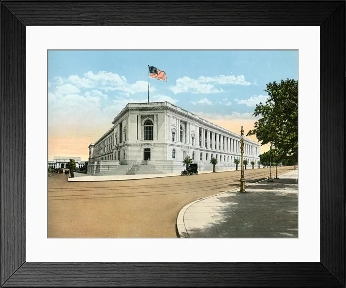 Framed Print : Washington DC, USA - The Senate Office Building Framed Print : Washington DC, USA - The Senate Office Building