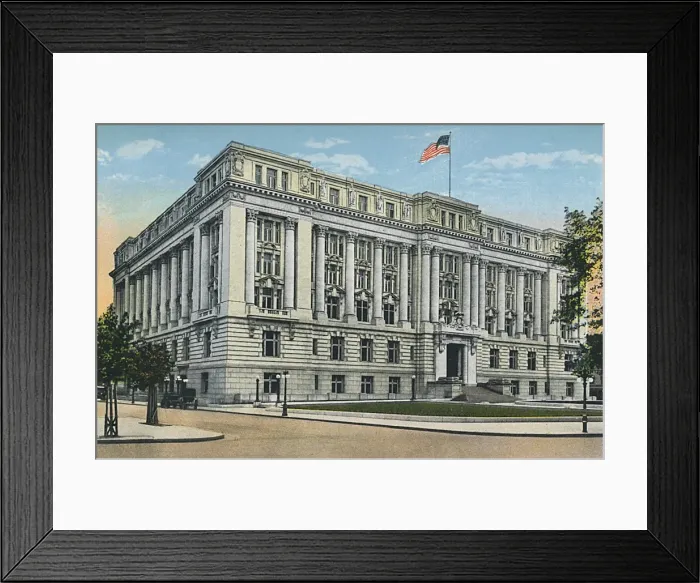 Framed Print : Washington DC, USA - The Municipal Building Framed Print : Washington DC, USA - The Municipal Building
