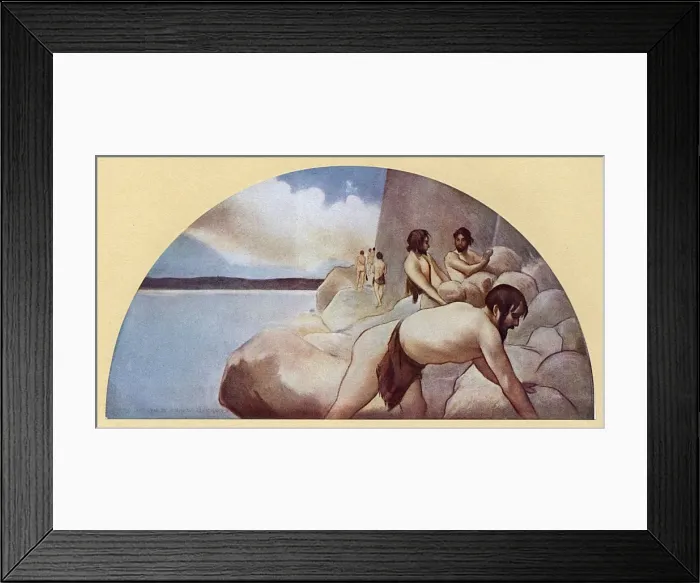 Framed Print : Washington DC, USA - Library of Congress Mural - The Cairn Framed Print : Washington DC, USA - Library of Congress Mural - The Cairn