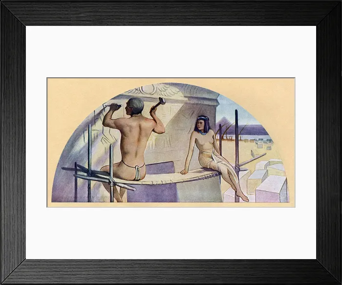 Framed Print : Washington DC - Library of Congress Mural - The Heiroglyphic Framed Print : Washington DC - Library of Congress Mural - The Heiroglyphic