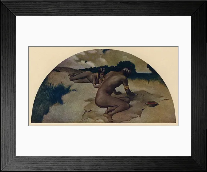 Framed Print : Washington DC - Library of Congress Mural - The Pictograph Framed Print : Washington DC - Library of Congress Mural - The Pictograph