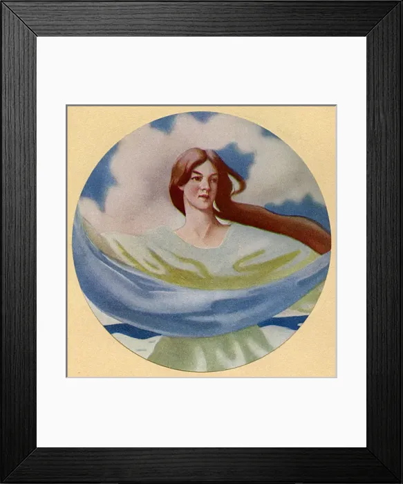 Framed Print : Washington DC - Library of Congress Mural - The Four Seasons Framed Print : Washington DC - Library of Congress Mural - The Four Seasons