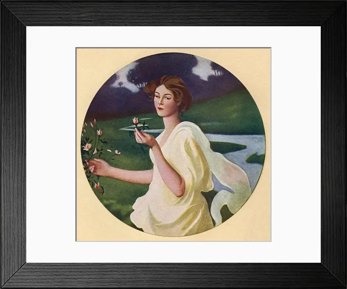 Framed Print : Washington DC - Library of Congress Mural - The Four Seasons Framed Print : Washington DC - Library of Congress Mural - The Four Seasons