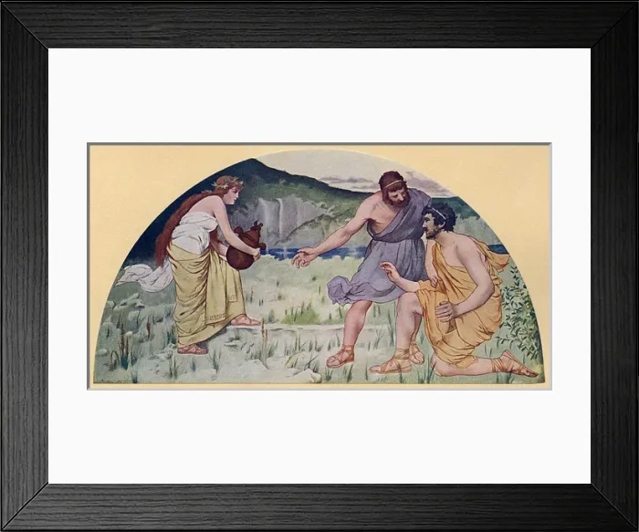 Framed Print : Washington DC, USA - Library of Congress Mural - Prometheus Framed Print : Washington DC, USA - Library of Congress Mural - Prometheus