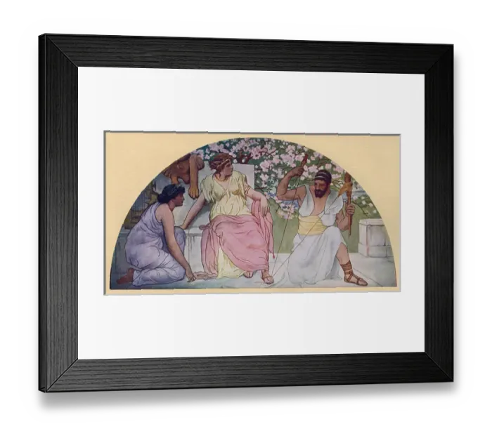 Framed Print : Washington DC, USA - Library of Congress Mural - Hercules Framed Print : Washington DC, USA - Library of Congress Mural - Hercules